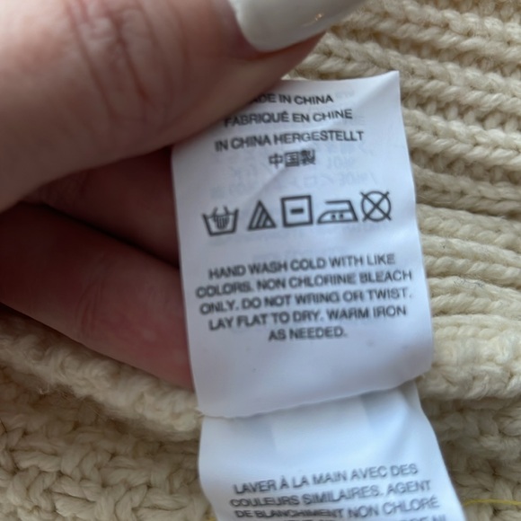 J.Crew Cable Knit Fair Isle Ivory Sweater - Picture 10 of 10